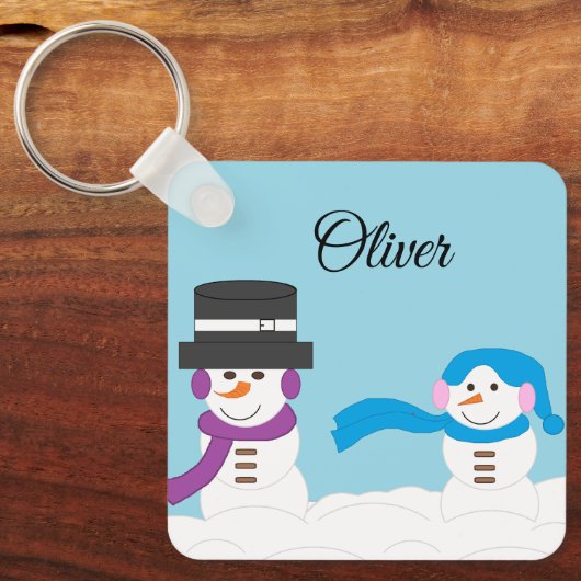 冬は雪だ キーホルダー (正面)