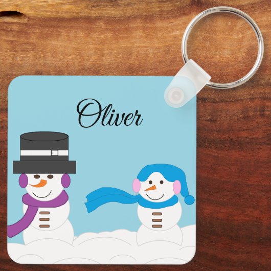 冬は雪だ キーホルダー (裏面)