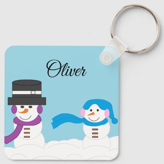 冬は雪だ キーホルダー (裏面)