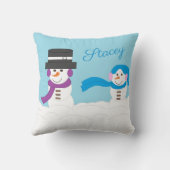 冬は雪だ。 クッション (裏面)