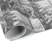 冬は雪で楓を覆った ラッピングペーパー (ロールコーナー)