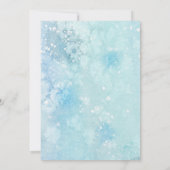 冬は雪の降る招きに遭う 招待状 (裏面)