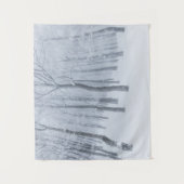 冬は雪凍っていが積もった タペストリー (正面)