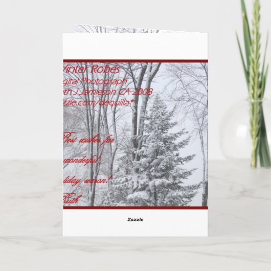 冬は~を自然なものにする シーズンカード (裏面)