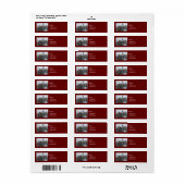 冬はNeuschwanstein城 ラベル (フルシート)