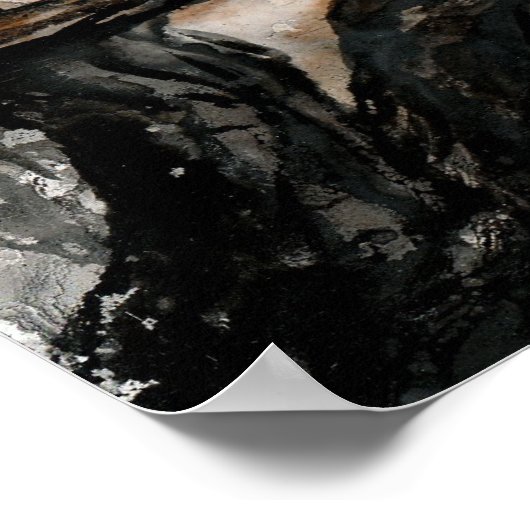 冬ふくろう ポスター (角)