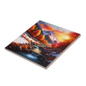 冬への秋 タイル (側面)