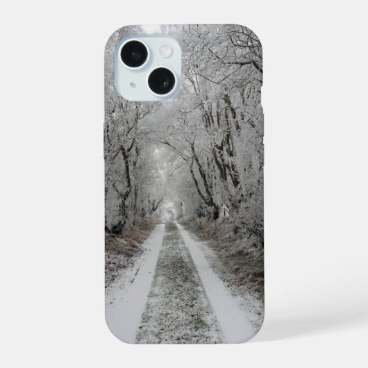 冬へ iPhone 15ケース (裏面)
