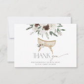 冬ぼほ子供部屋赤ちゃん感謝していシャワーあなた カード (正面)