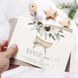 冬ぼほ子供部屋赤ちゃん感謝していシャワーあなた カード