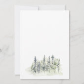 冬または山のバチェロレッテ旅程 招待状 (裏面)