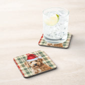 冬をテーマにしたゴールデンドルドッグホリデープレイド コースター (右側)