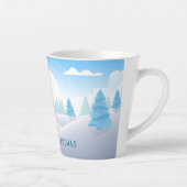 冬をテーマにしたメリークリスマス カフェラテマグ (右)