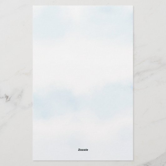 冬をテーマにした松の木は平原 便箋 (裏面)