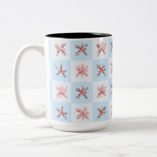 冬を思い出す果物 ツートーンマグカップ (左)