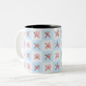 冬を思い出す果物 ツートーンマグカップ (正面左)