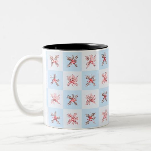 冬を思い出す果物 ツートーンマグカップ (左)