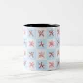 冬を思い出す果物 ツートーンマグカップ (中央)