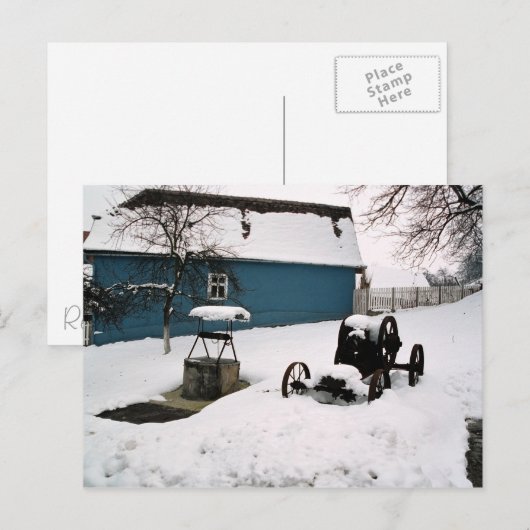 冬を思い出す ポストカード (正面/裏面)