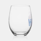 冬を愛する少女かわいい季節のデザイン ステムなしワイングラス (右)