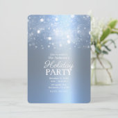 冬アイシーブルーシルバーラきらめくイツホリデー 招待状 (スタンド正面)