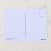 冬アイスホッケーパック空のネット ポストカード (裏面)