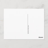 「冬イルカ」のはがき ポストカード (裏面)