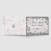 冬エレガントのクリ結婚スマスゲストブック ゲストブック (全面)