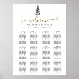 冬エレガントのワンダーランド雪結婚片 ポスター