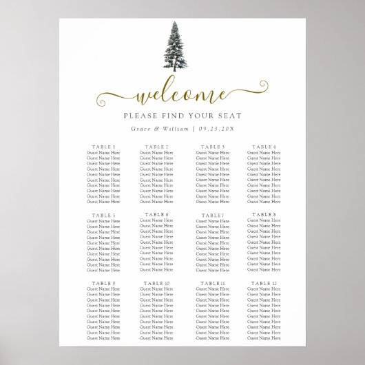 冬エレガントのワンダーランド雪結婚片 ポスター (正面)