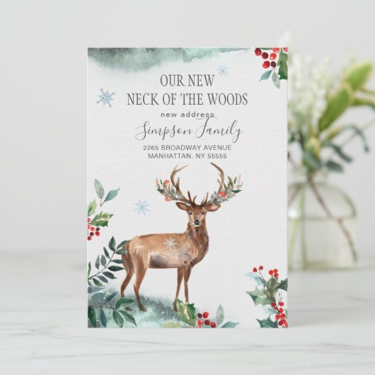 冬エレガントの森の新しい首が動く 案内状 (スタンド正面)