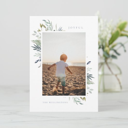 冬エレガントの紅葉独身の写真 シーズンカード (スタンド正面)