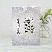 冬エレガントの結婚ハート結婚 招待状 (スタンド正面)