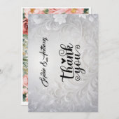 冬エレガントの結婚ハート結婚 招待状 (正面/裏面)