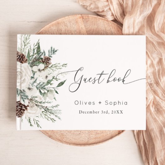 冬エレガントの結婚季節 ゲストブック