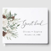 冬エレガントの結婚季節 ゲストブック (正面)