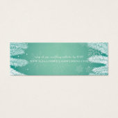 冬エレガントの結婚式のウェブサイトRSVP (正面)