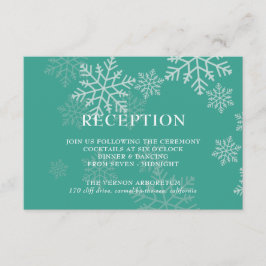 冬エレガントの結婚式披露宴 エンクロージャーカード