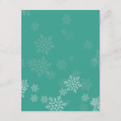 冬エレガントの結婚式詳細 エンクロージャーカード (裏面)