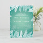 冬エレガントの結婚式 招待状 (スタンド正面)