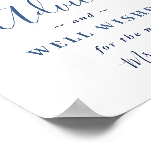 冬エレガントの葉のアドバイス&ウィーズ結婚ズ ポスター (角)