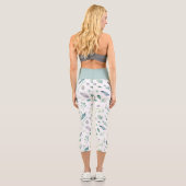 冬エレガントの青 カプリレギンス (裏面)