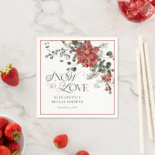 冬エレガントブライダルシャワー スタンダードカクテルナプキン (インサイチュ)