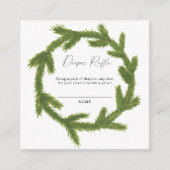 冬エレガントベビー男女兼用おむつラッフル エンクロージャーカード (正面)