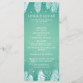 冬エレガント婚式プログラム プログラム