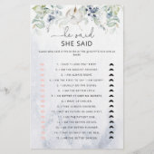 冬エレガント彼は彼女はブライダルゲームと言った (正面)