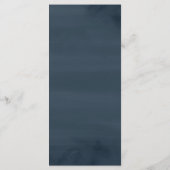 冬エレガント林のメ結婚ニューカード メニュー (裏面)