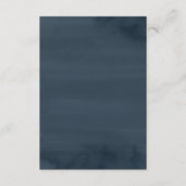 冬エレガント林の結婚詳細 エンクロージャーカード (裏面)