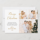 冬エレガント植物学3写真数々のクリスマス シーズンカード (正面)