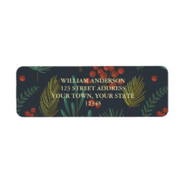 冬エレガント植物学 ラベル